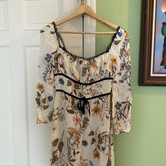NWT Reformation Pennie Dress in Frolic - Picture 5 of 7